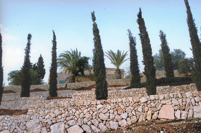 Construcción Jardín en finca Es Turó - Paisajismo en Mallorca