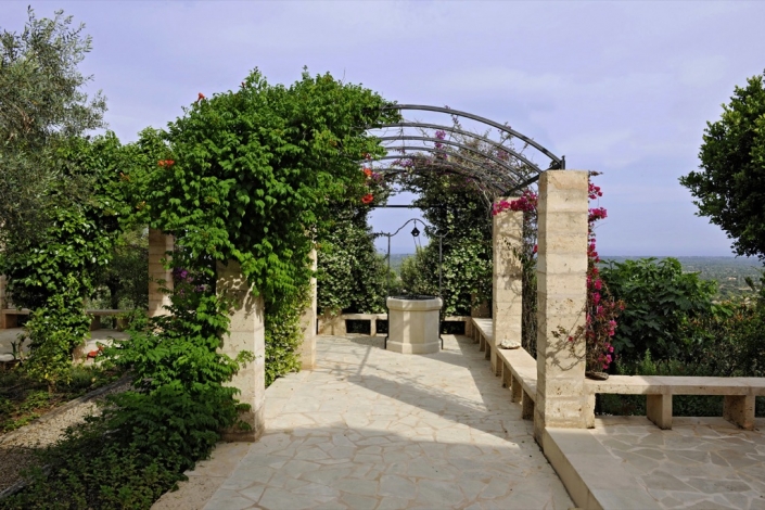 Diseño jardín en finca Consolació - Mallorca - Viveros Pou Nou