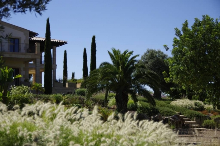 Proyecto paisajismo en Mallorca - Son Ferreret - diseño de jardín - Viveros Pou Nou