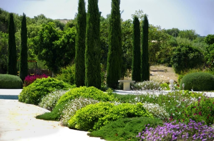 Paisajismo y diseño de jardines en Mallorca - Finca Sta. Marina