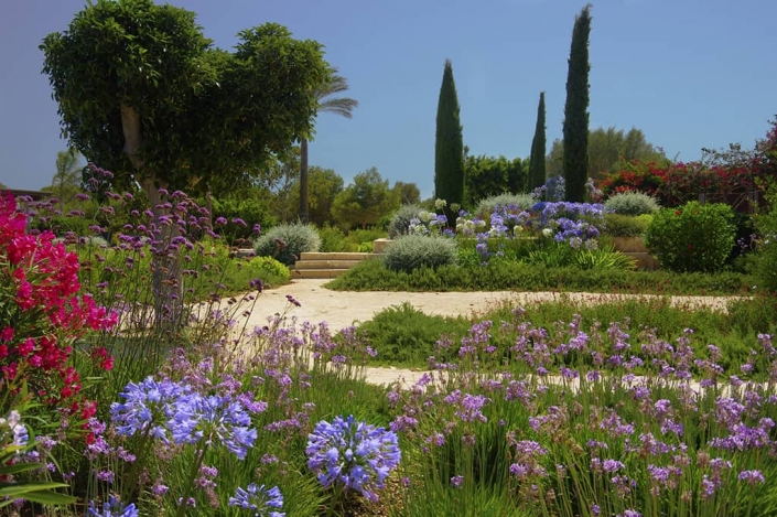 Detalle jardín en Can Bebo - Mallorca